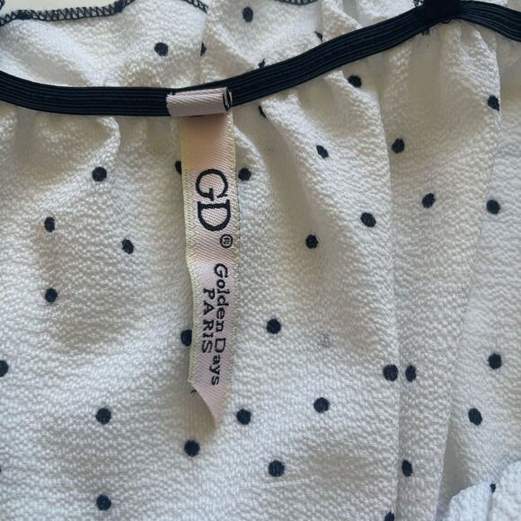 Polka Dot Off-Shoulder Top - Picture 3 of 7